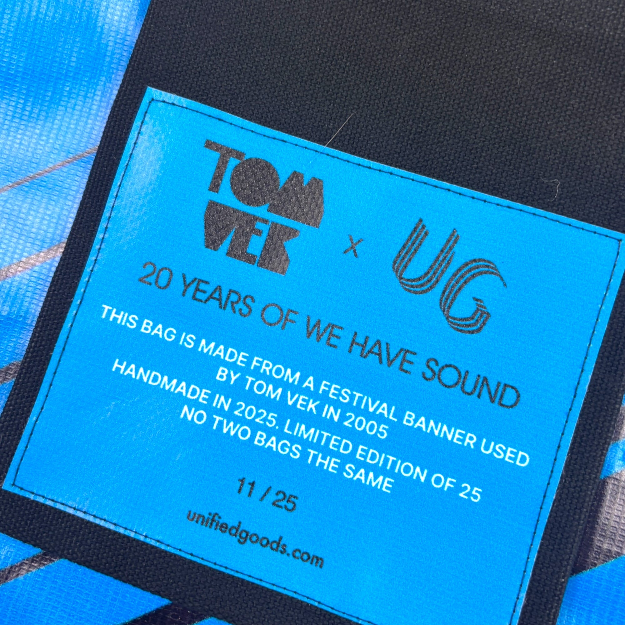 Tom Vek x UG Banner Messenger Bag  (No.11/25)