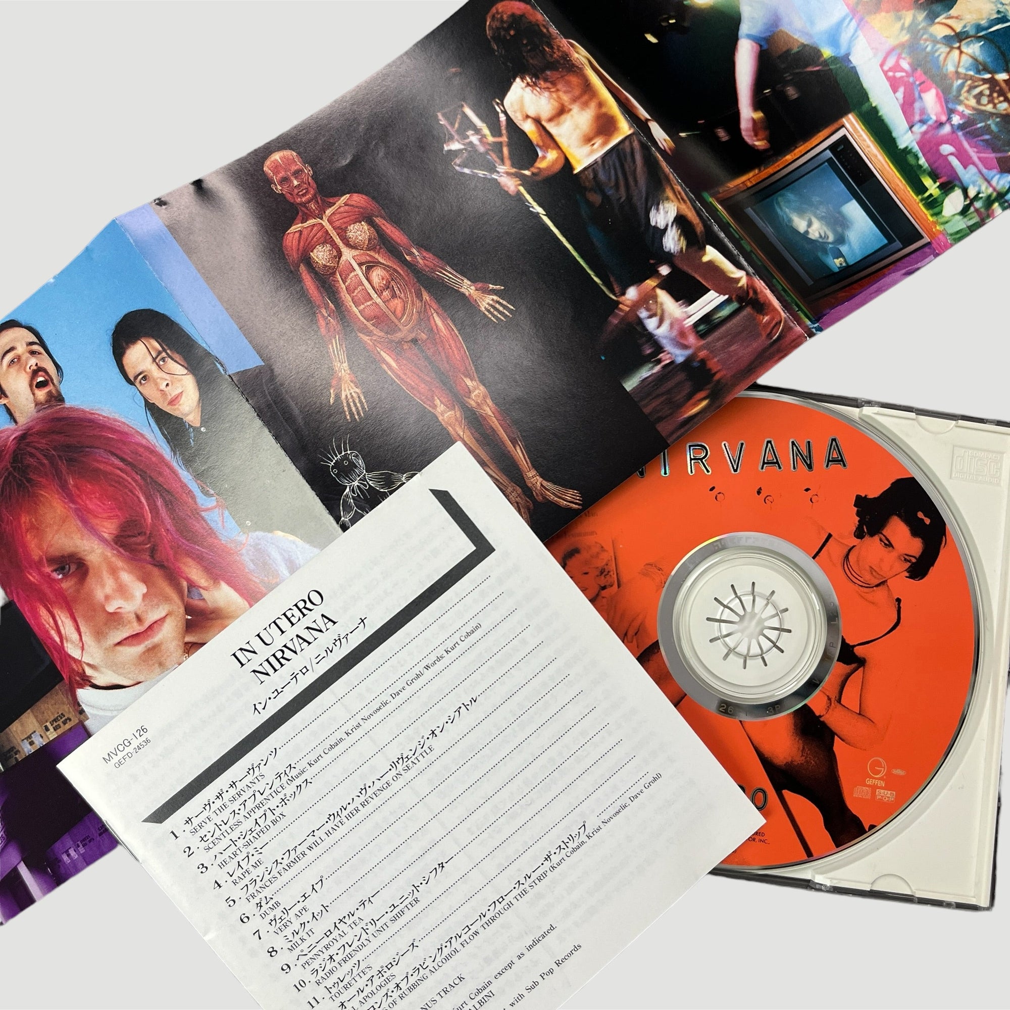 00’s Nirvana In Utero Japanese CD