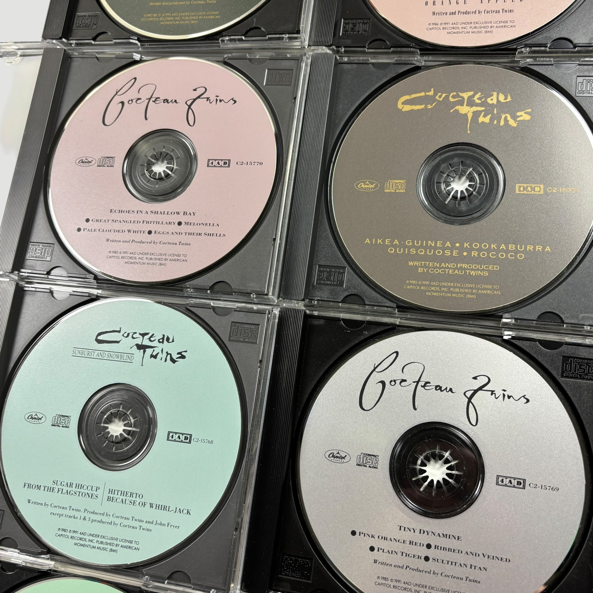 1991 Cocteau Twins Singles Collection 10 CD UK Boxset