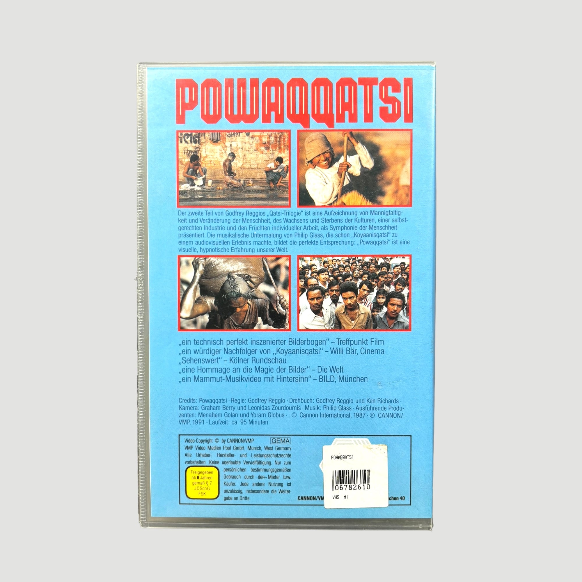 1990 Powaqqatsi Ex-Rental German VHS