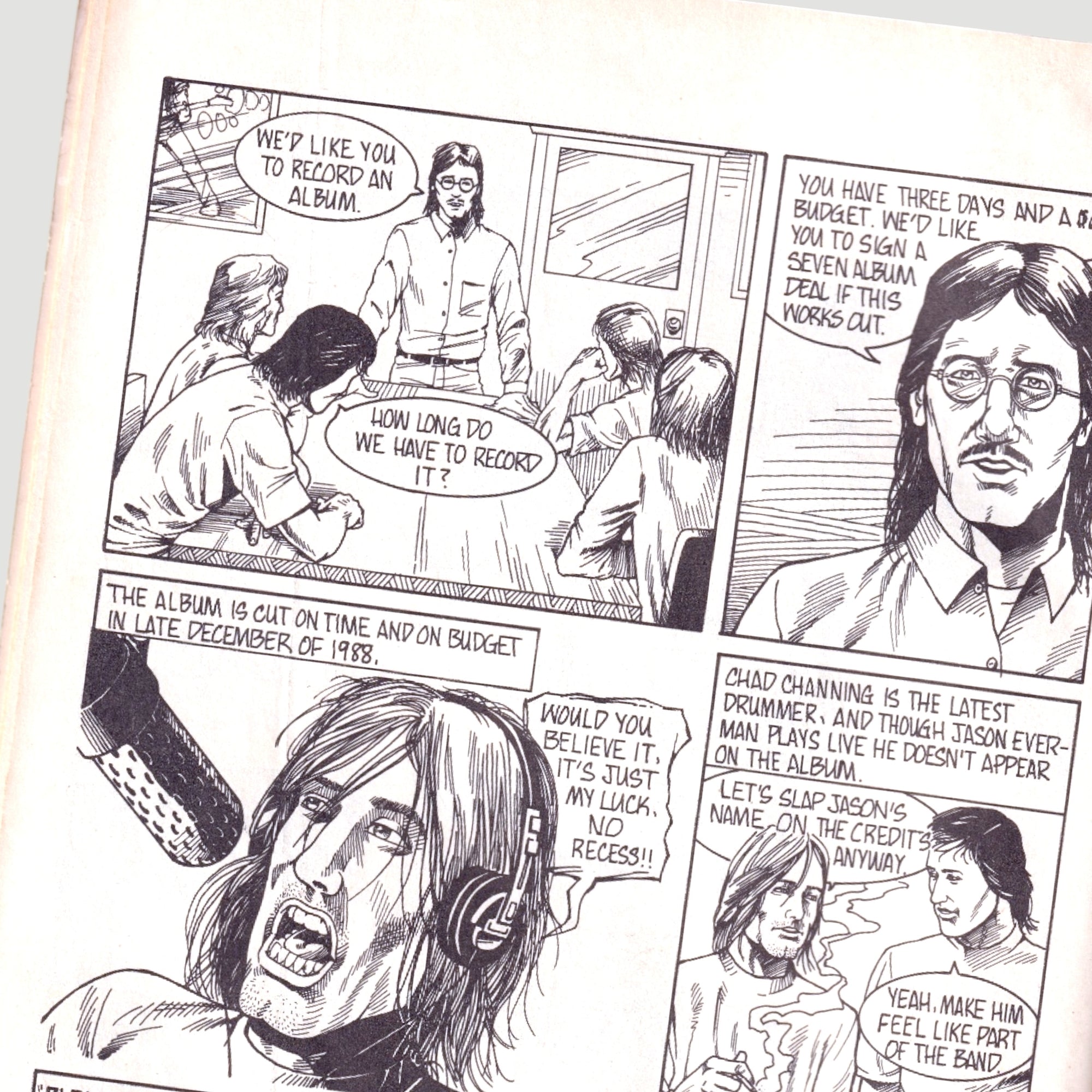 1992 Nirvana Hard Rock Comics #4 1st US Printing