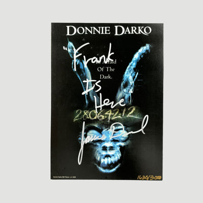 2002 Donnie Darko Limited Edition Frank The Bunny + Autographed Postcard