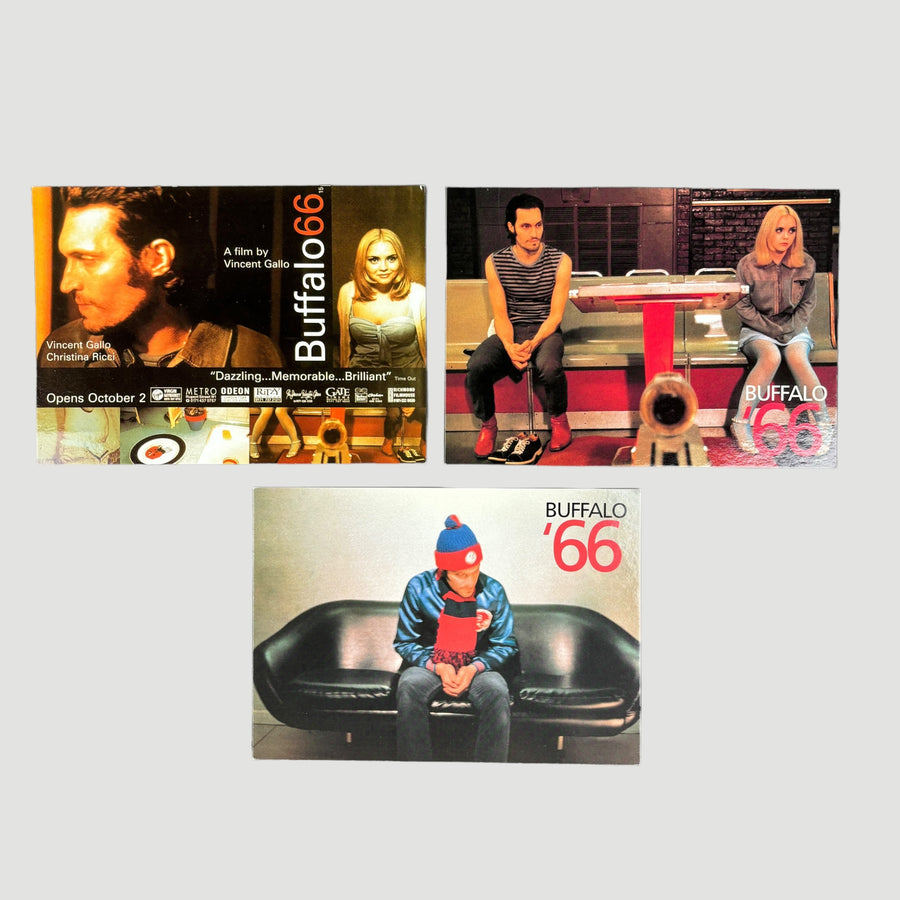 1998 Buffalo 66 3 x Postcard Set