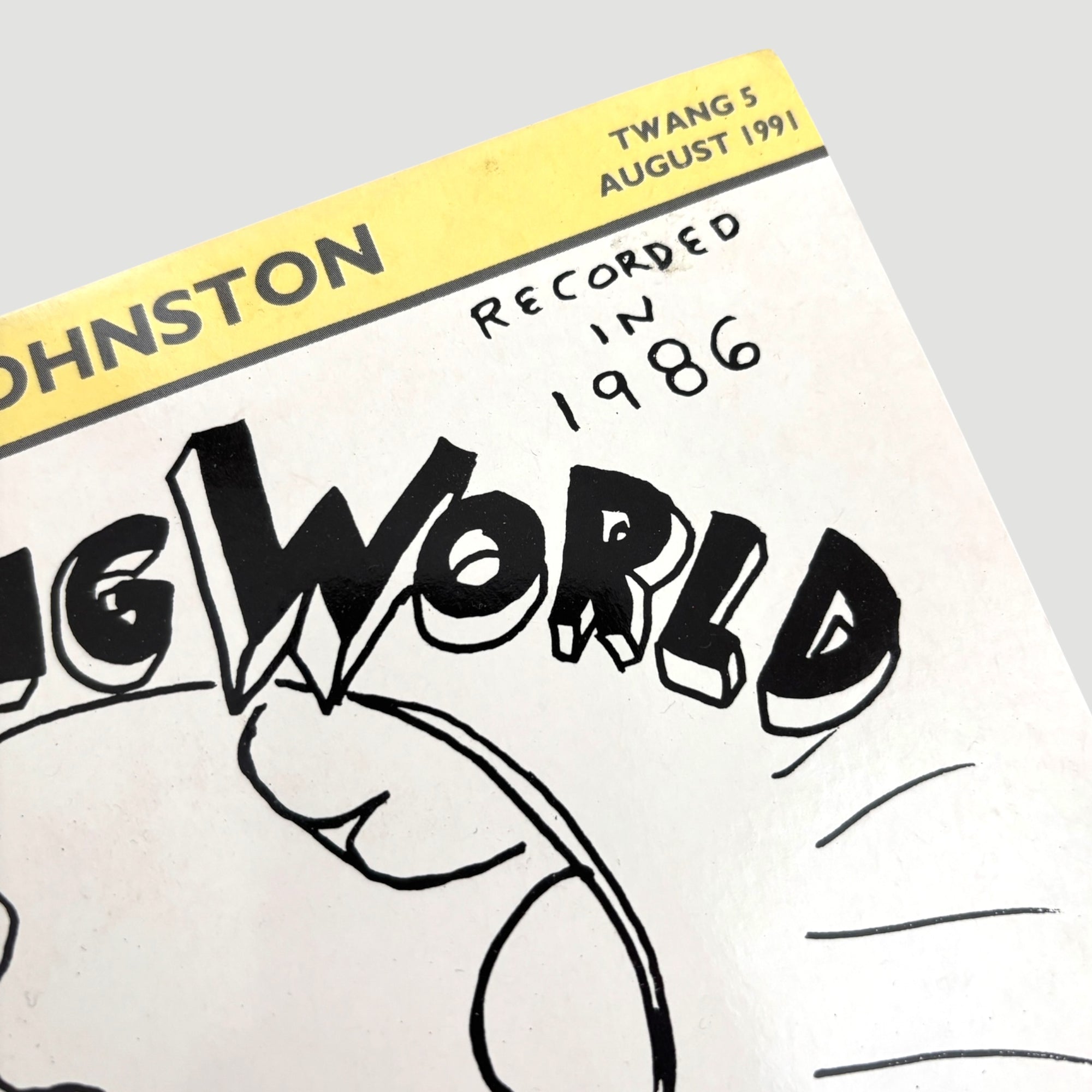 1991 Daniel Johnston & The Rhythm Rats Big Big World UK 7"