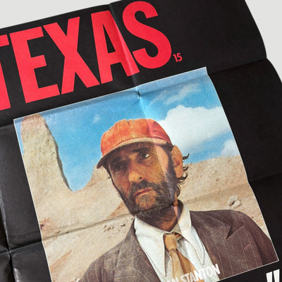 1984 Paris, Texas UK Quad Poster