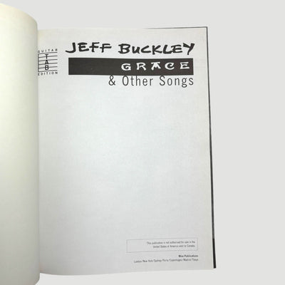 1999 Jeff Buckley 'Grace' Guitar Tablature Songbook