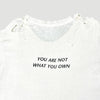 Early 90's Fugazi 'This is not a Fugazi T-Shirt' White T-Shirt