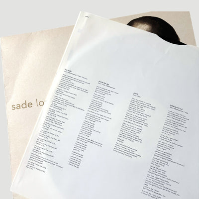 1992 Sade Love Deluxe 1st Europe Press