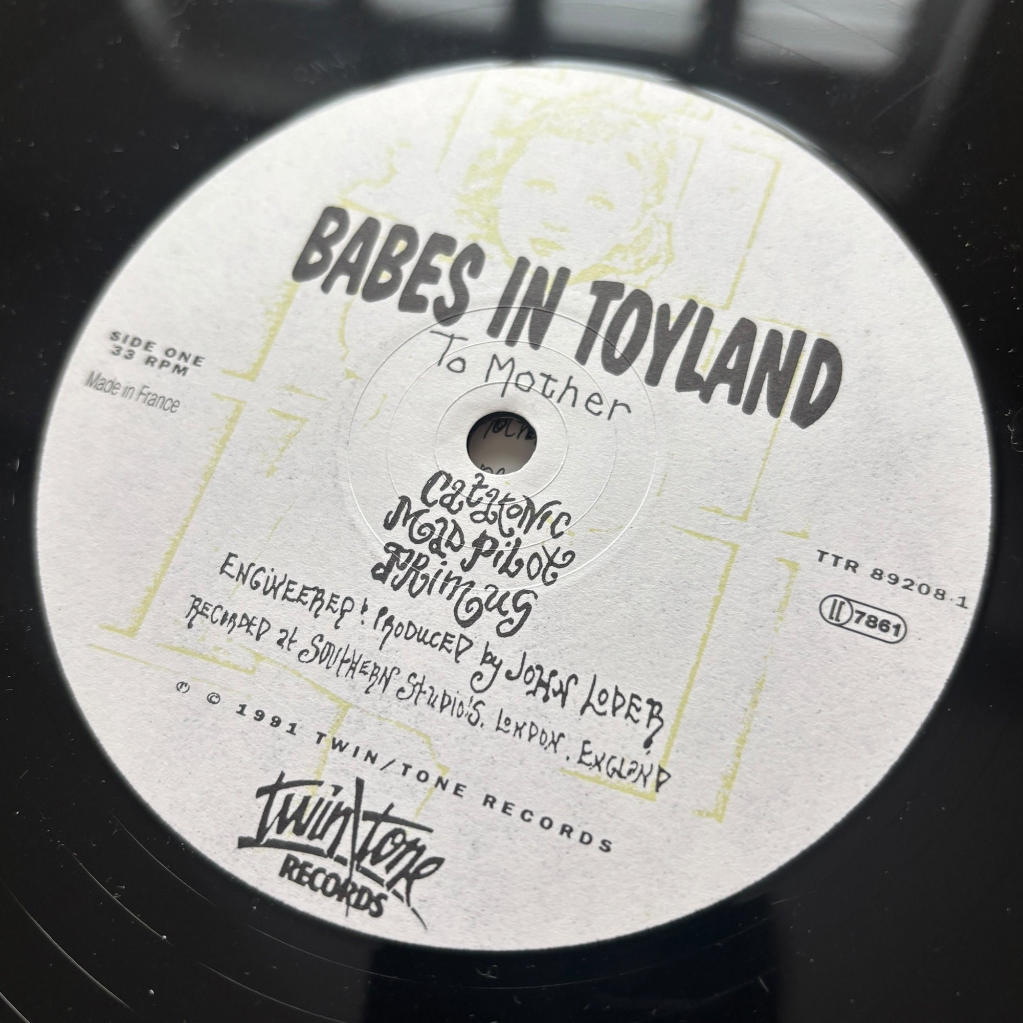 1991 Babes in Toyland To Mother UK 1st Press EP