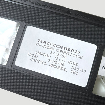 1995 Radiohead In-Store Promo Only US VHS