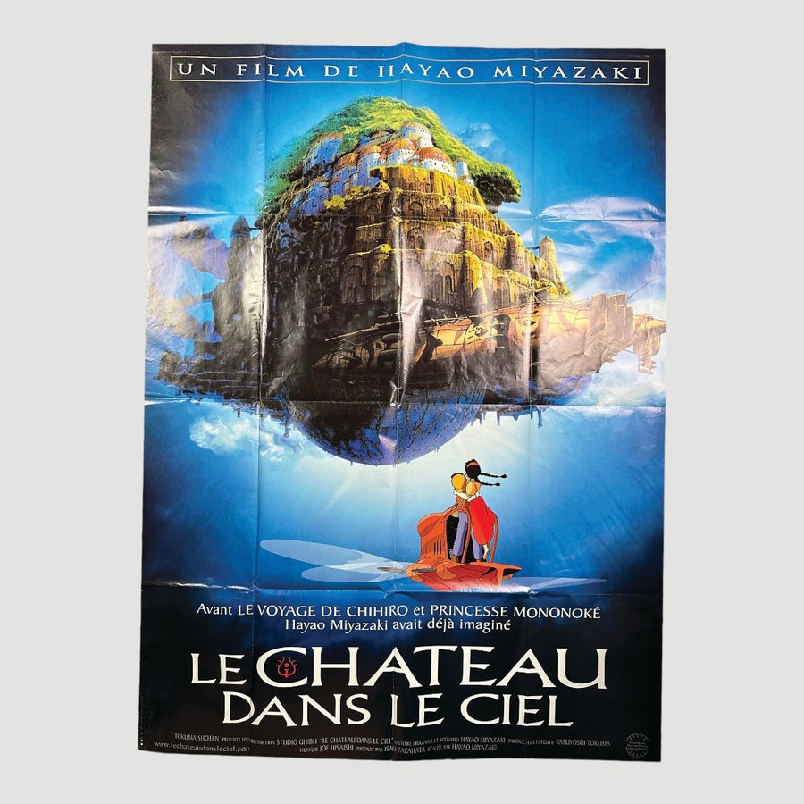 2003 Laputa: Castle in the Sky French Grande Poster (Folded)