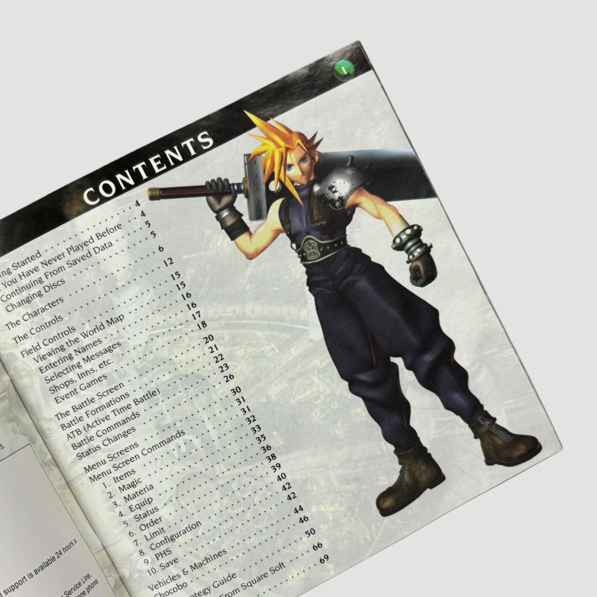 1997 Final Fantasy VII PlayStation 1 (US)