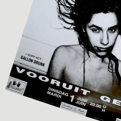 1993 PJ Harvey Rid of Me Belgian Tour Poster