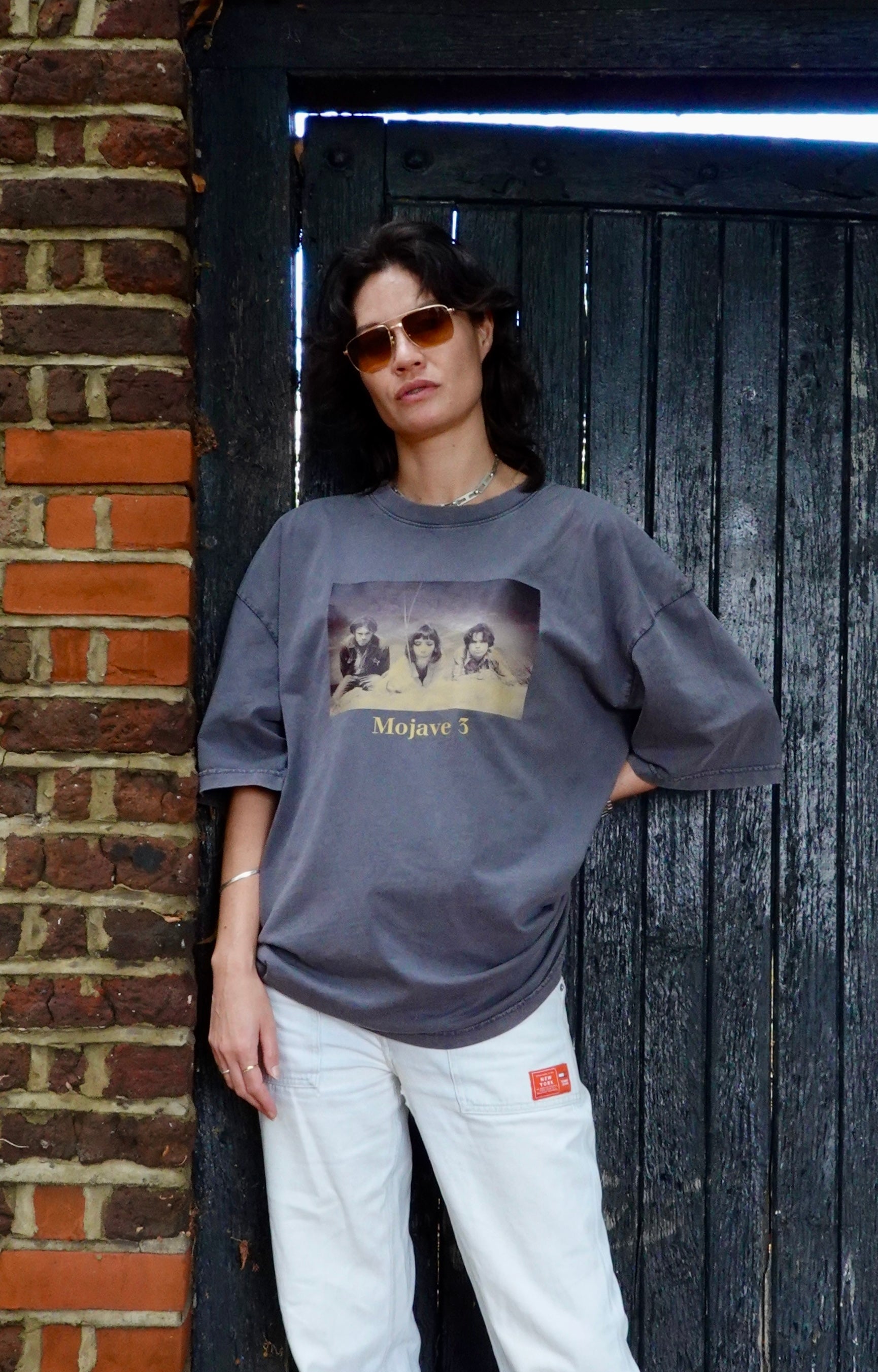 Mojave 3 x UG Band Portrait Faded Grey T-Shirt
