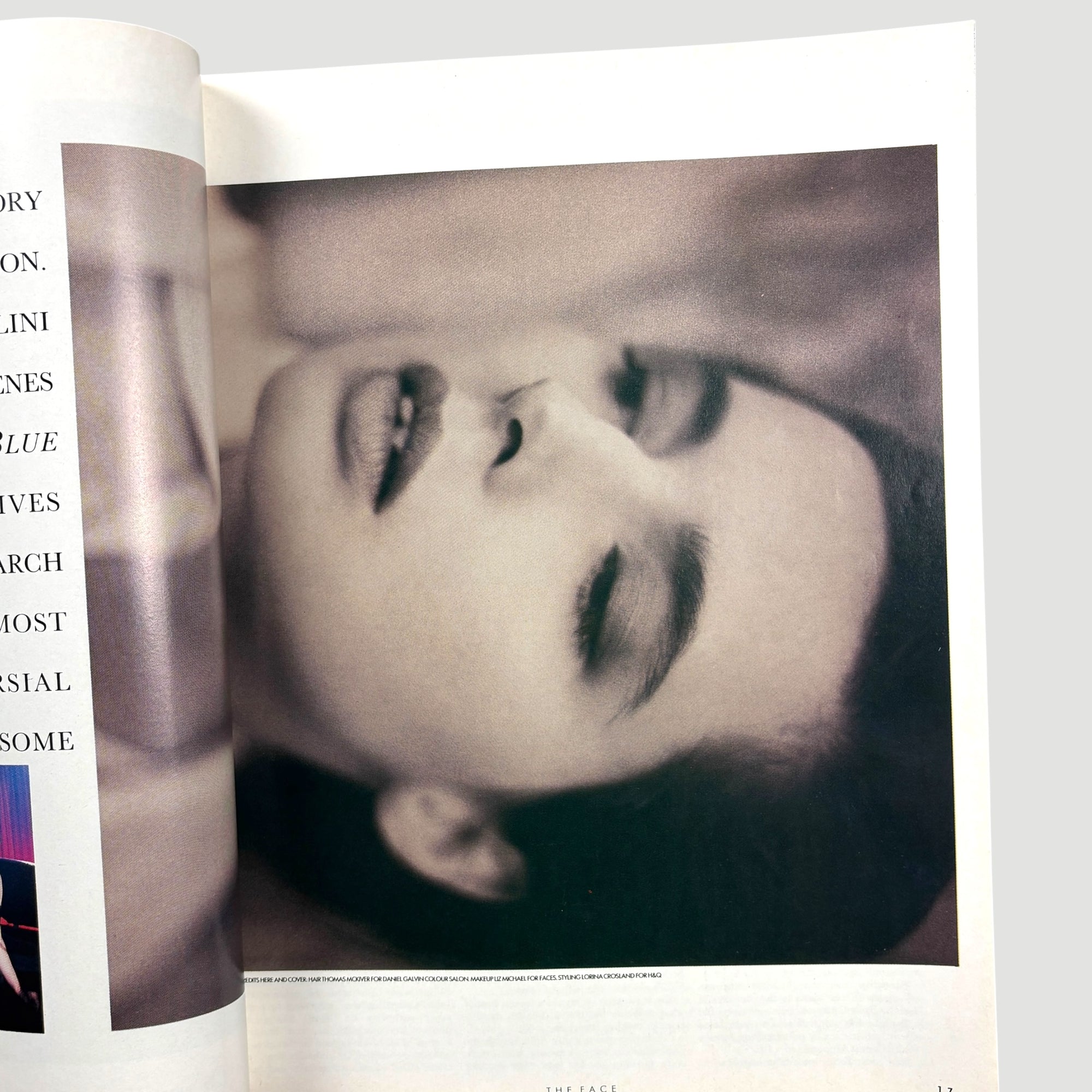 1987 The Face Magazine Isabella Rossellini/Blue Velvet Cover Issue