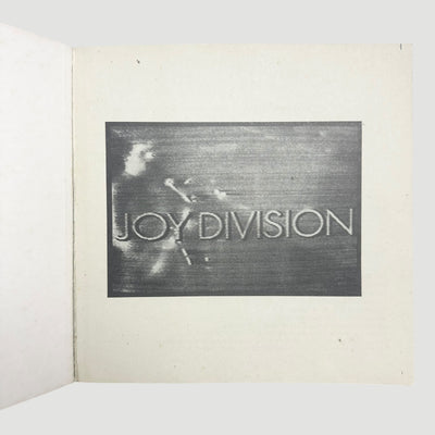 1986 Joy Division 'Joy' Lyric Book + Incubation 7" Single