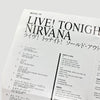 1995 Nirvana Live! Tonight! Sold Out! Japanese VHS