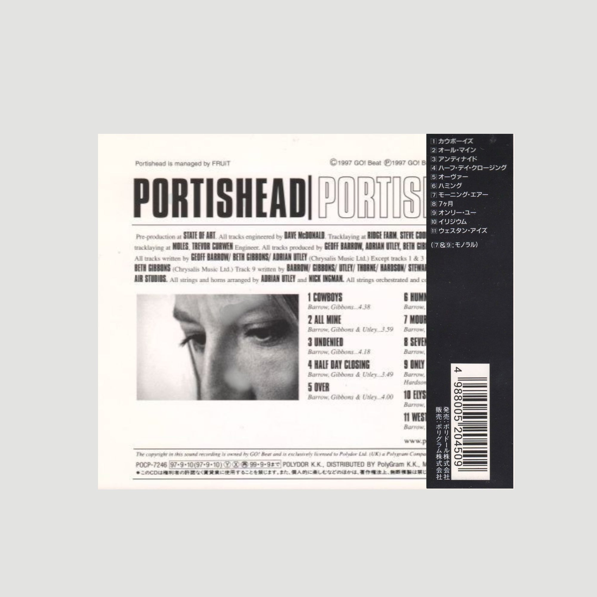 1997 Portishead Portishead Japanese CD