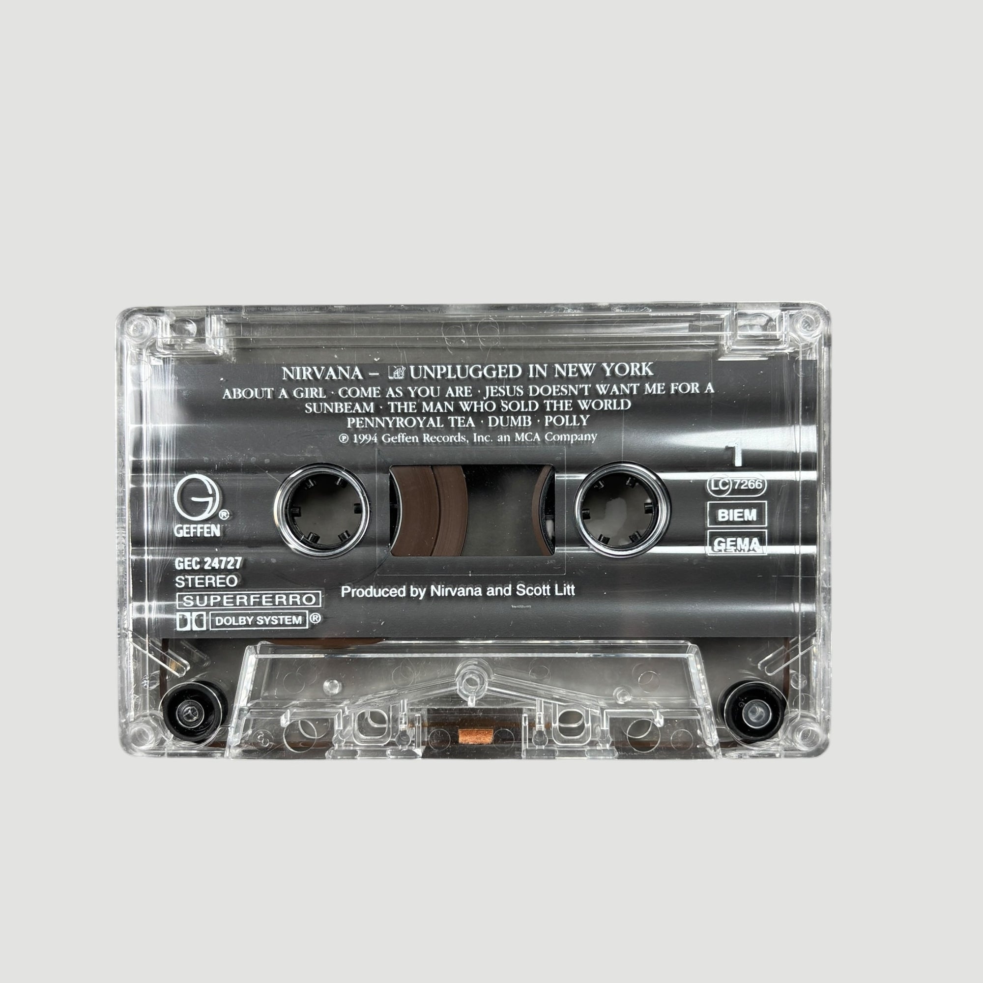 1989-1996 Nirvana 6 Cassette Album Set