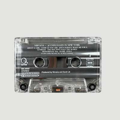 1989-1996 Nirvana 6 Cassette Album Set