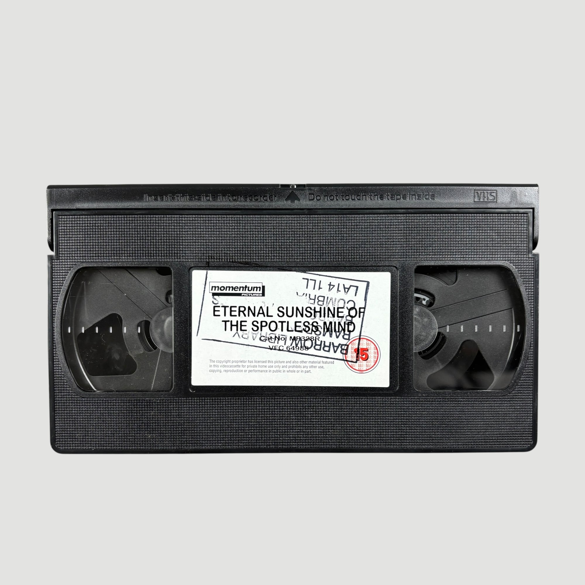 2005 Eternal Sunshine of the Spotless Mind UK Ex-Rental VHS