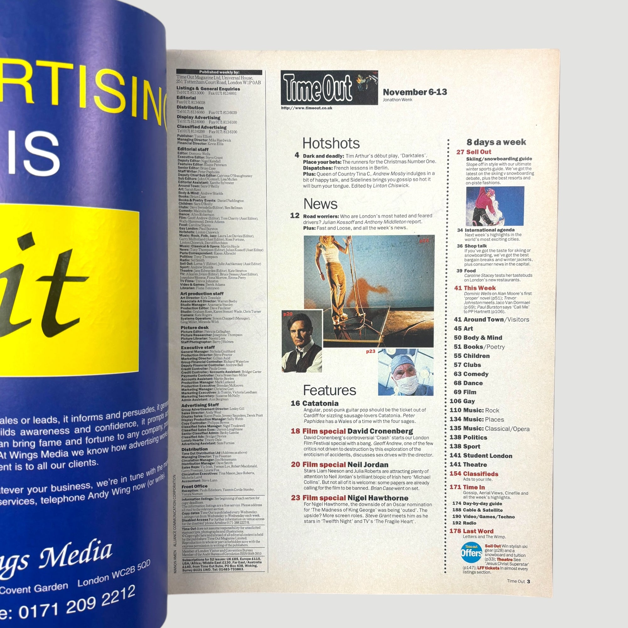 1996 Time Out Crash Issue