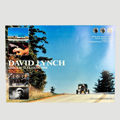 2000 David Lynch Special Illusion Japanese Chirashi Poster