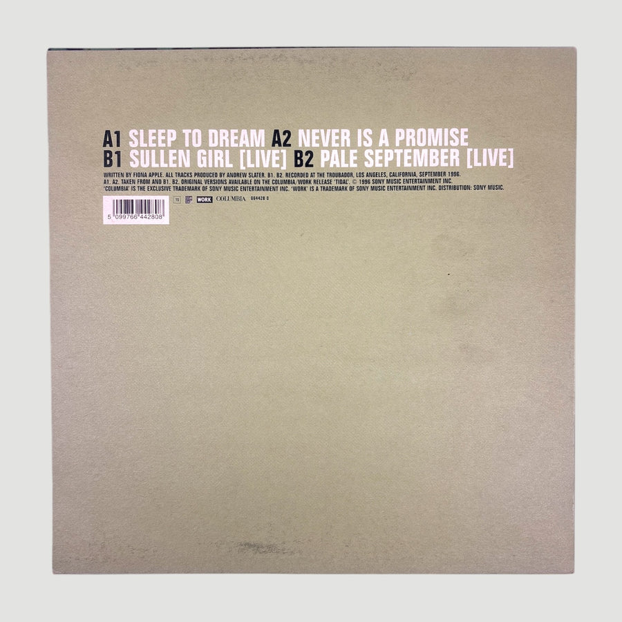 1997 Fiona Apple Sleep to Dream US 10" Single