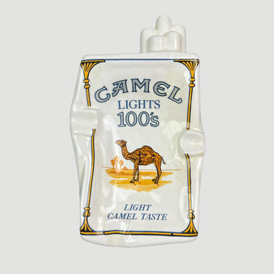 90's Camel Ceramic Large Crumpled Ashtray