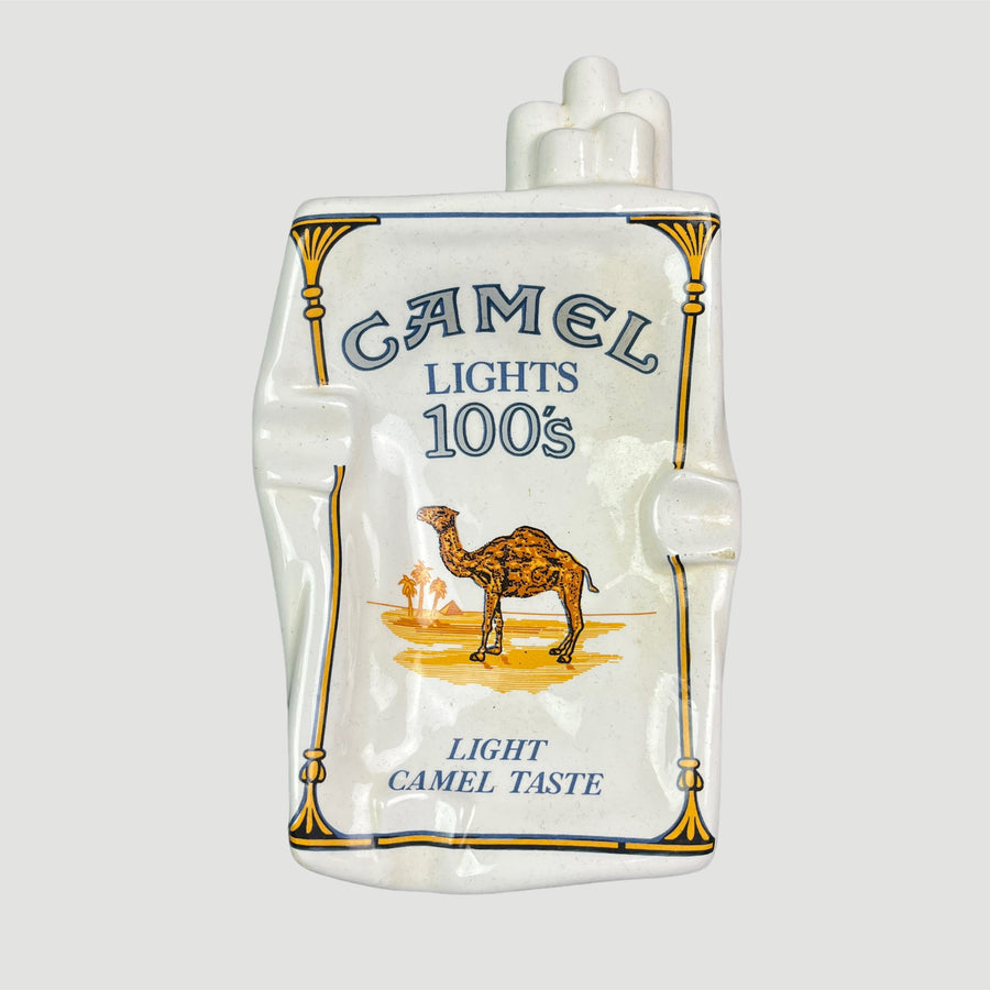 90's Camel Ceramic Large Crumpled Ashtray