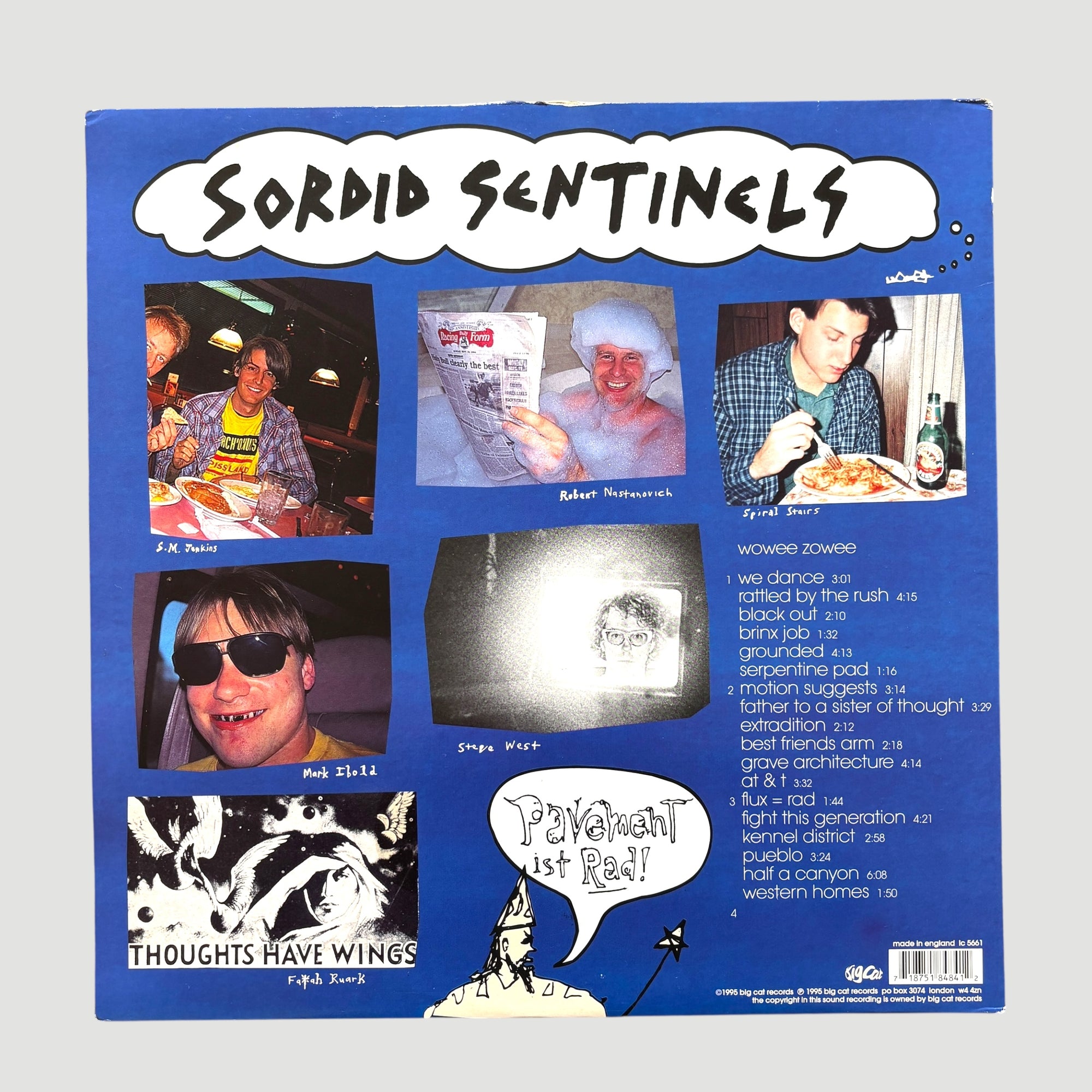 1995 Pavement Wowee Zowee UK 1st Press 2LP