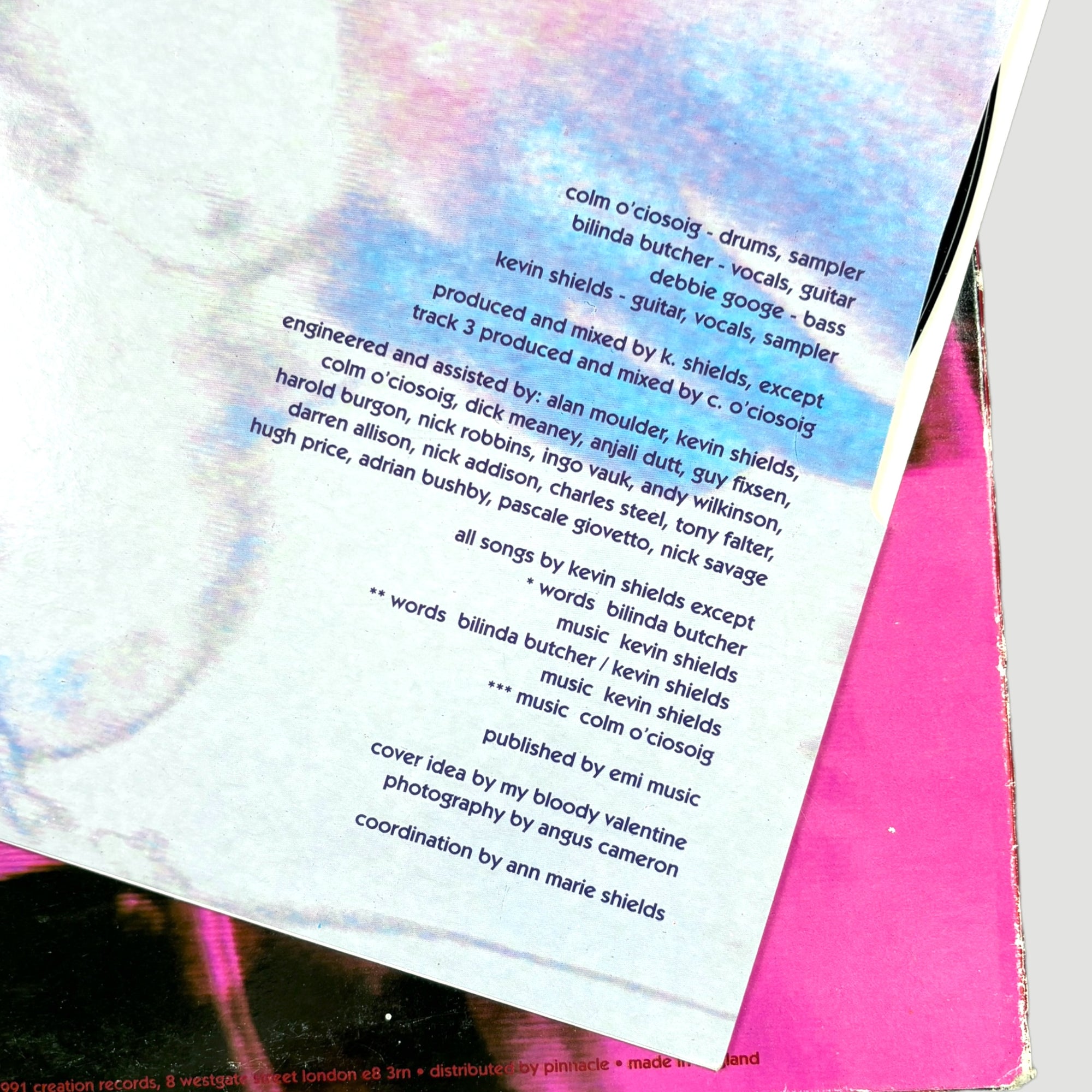 1991 My Bloody Valentine 'Loveless' 1st UK Press Vinyl (+hype sticker)