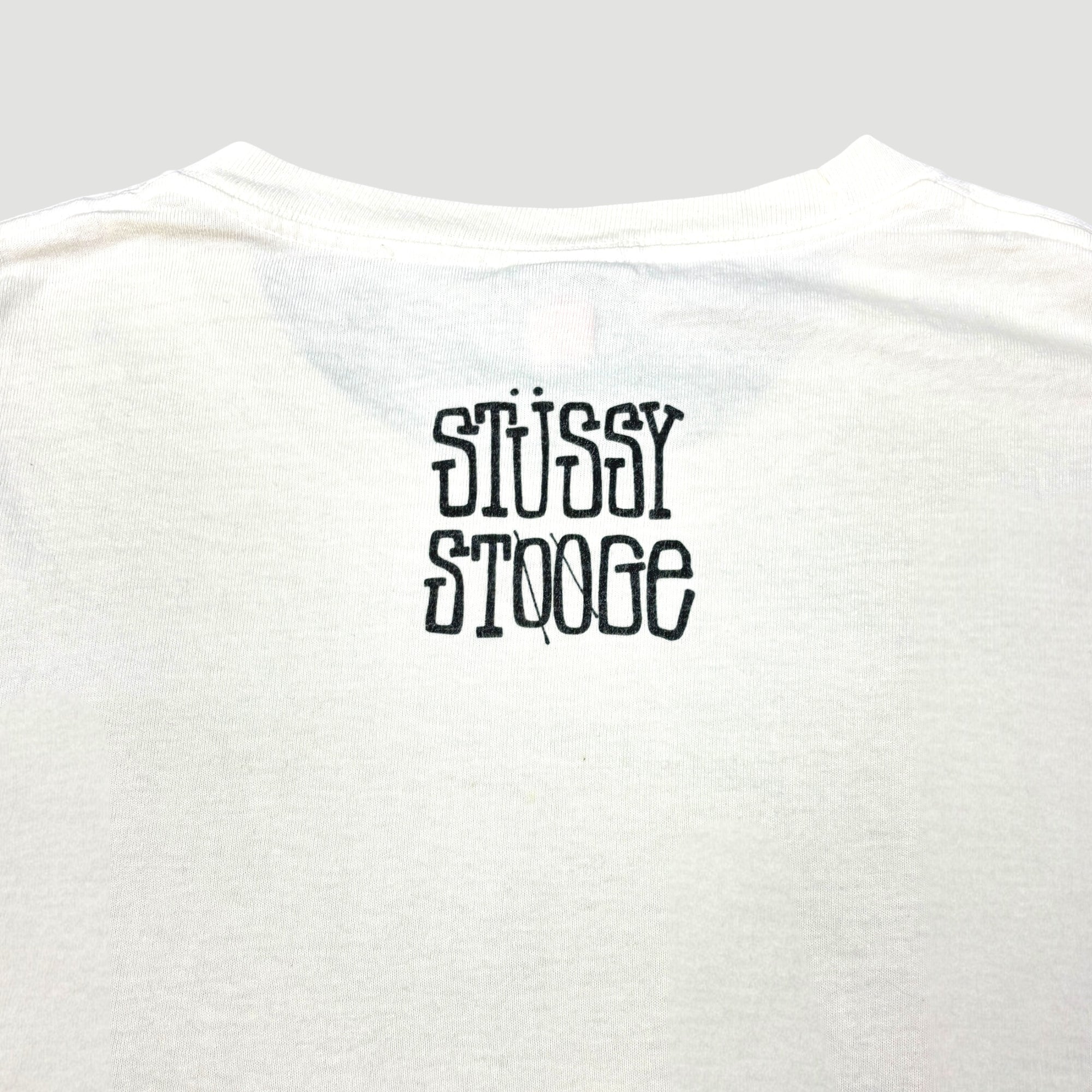 Stussy × Vintage Vintage Stussy Graffiti Tshirt Medium 90's