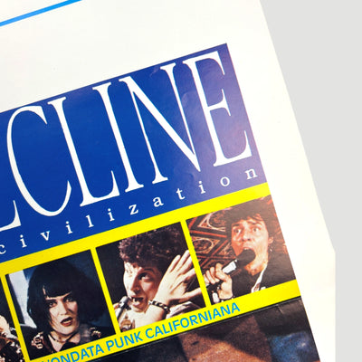 1981 The Decline of Western Civilisation Italian Store Poster
