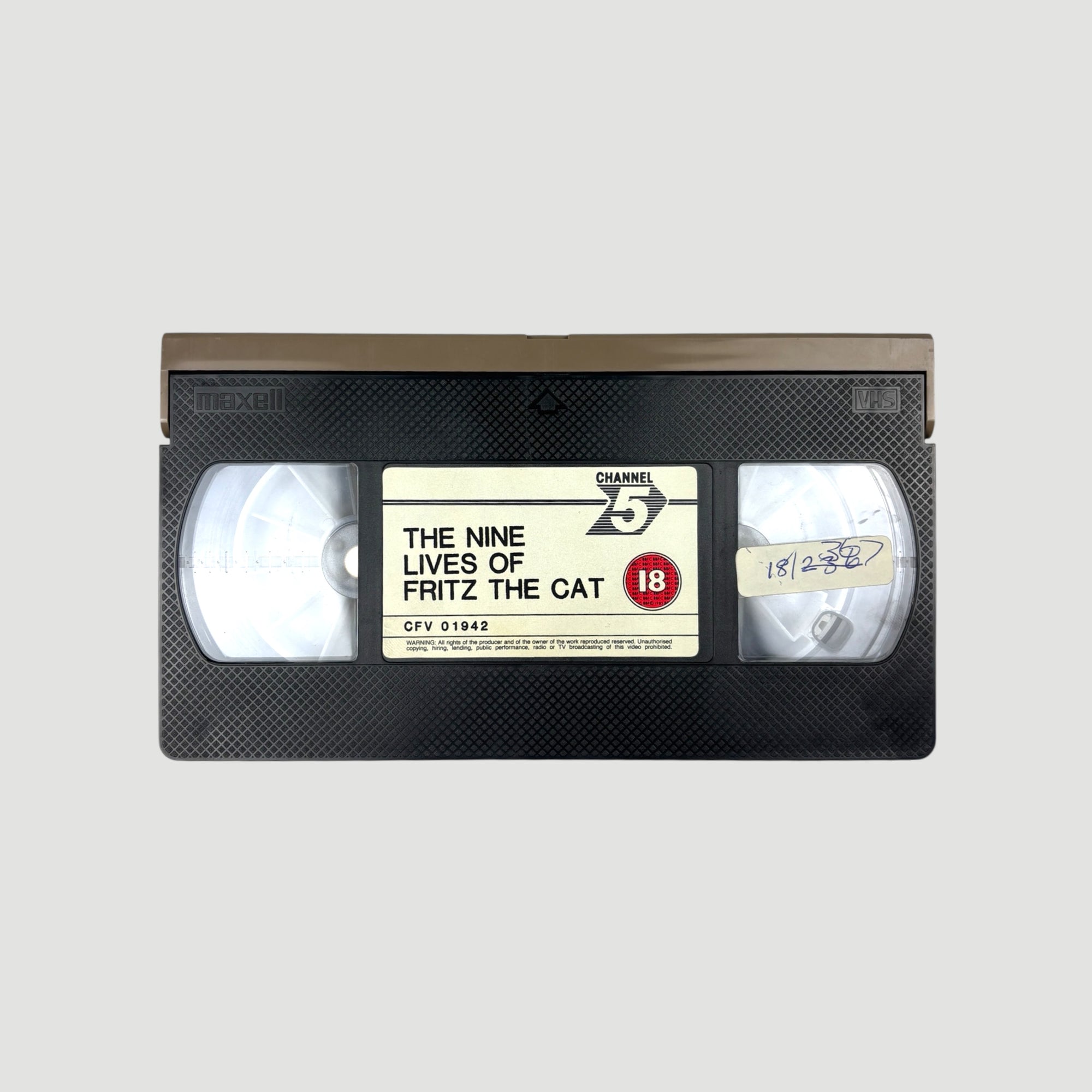 1986 Fritz the Cat VHS