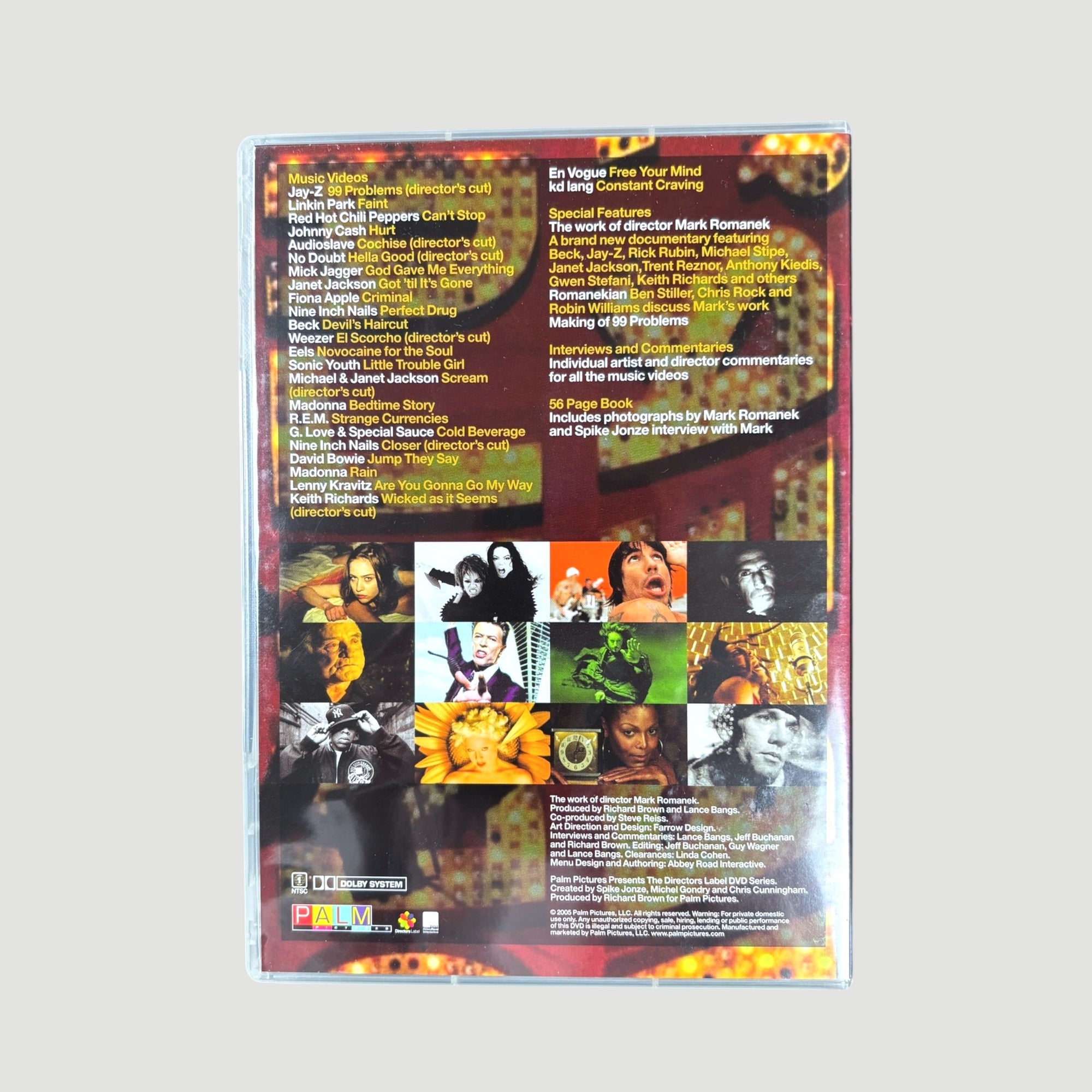 2005 The Work of Directors Corbijn/Glazer/Romanek/Sednaoui US 4DVD Boxset