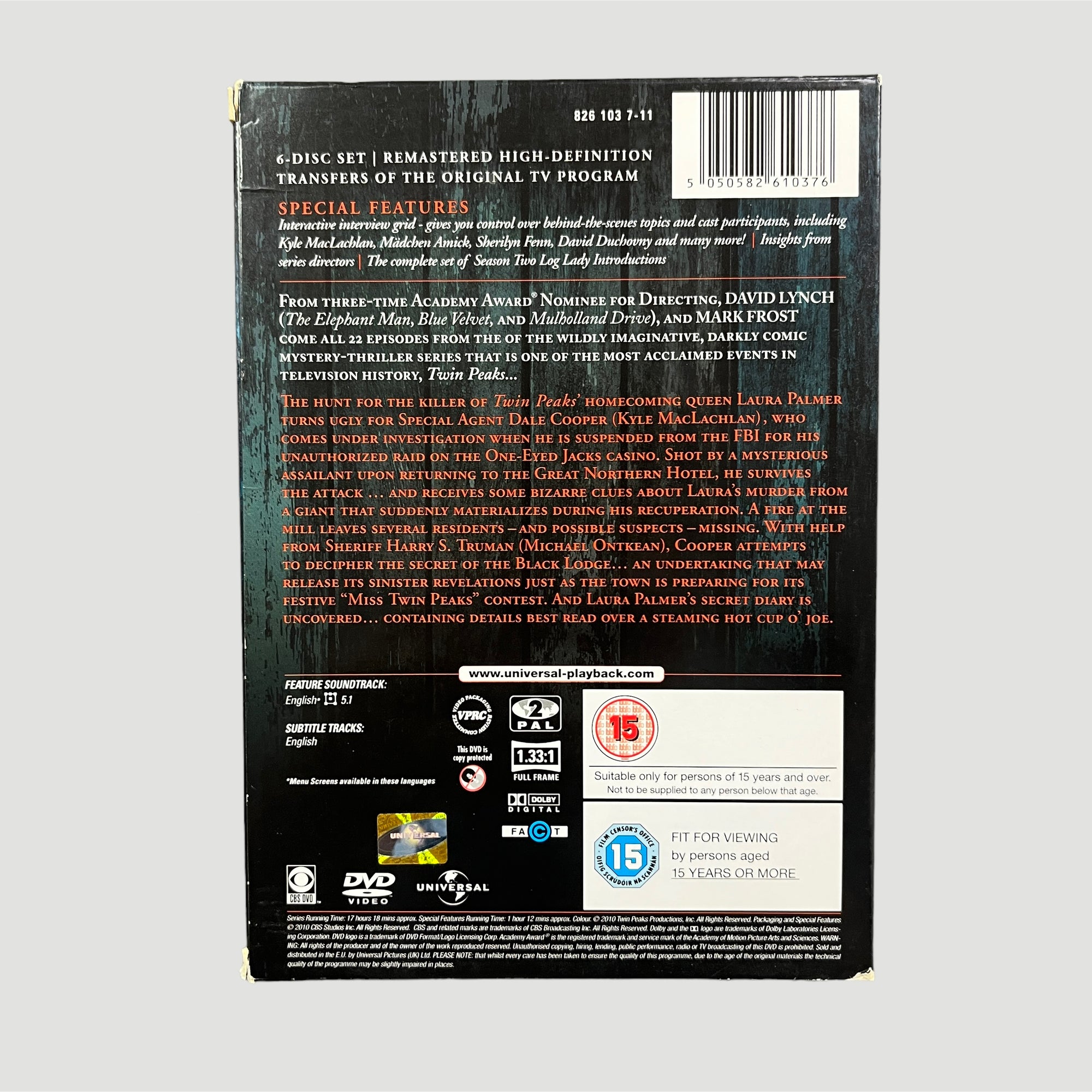 2010 Twin Peaks Season II DVD Boxset