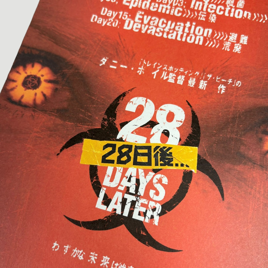 2002 28 Days Later Japanese Chirashi Poster
