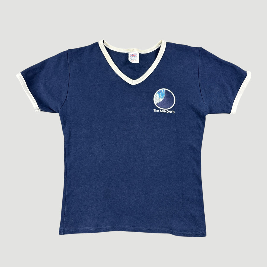 90's The Sundays Logo Baby Ringer T-Shirt