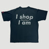 00's Barbara Kruger 'I Shop Therefore i Am' T-Shirt