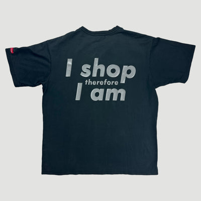 00's Barbara Kruger x Uniqlo 'I Shop Therefore i Am' T-Shirt