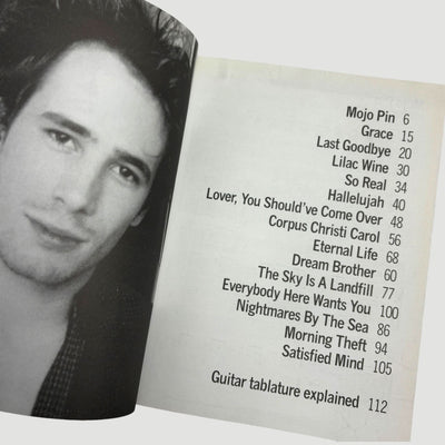 1999 Jeff Buckley 'Grace' Guitar Tablature Songbook