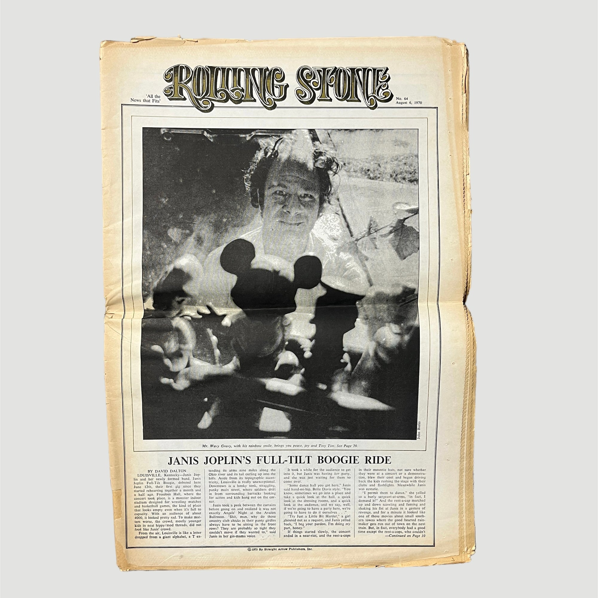 1970 Rolling Stone Janis Joplin Issue