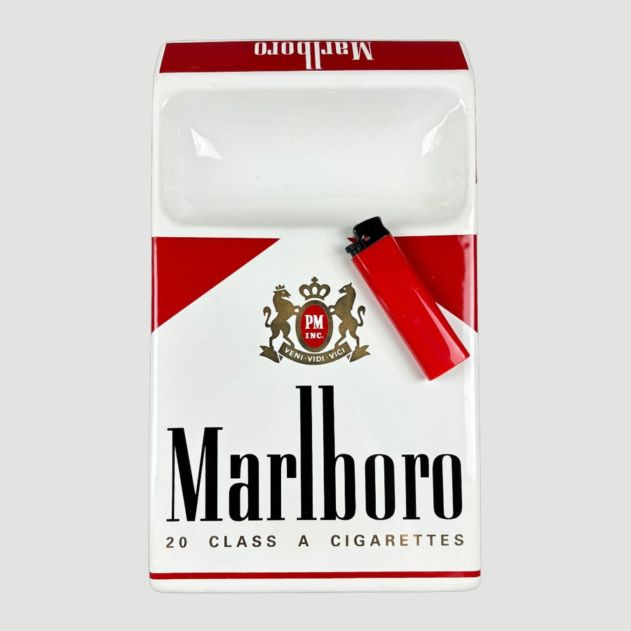 90's Marlboro Oversize Ceramic Ash Tray