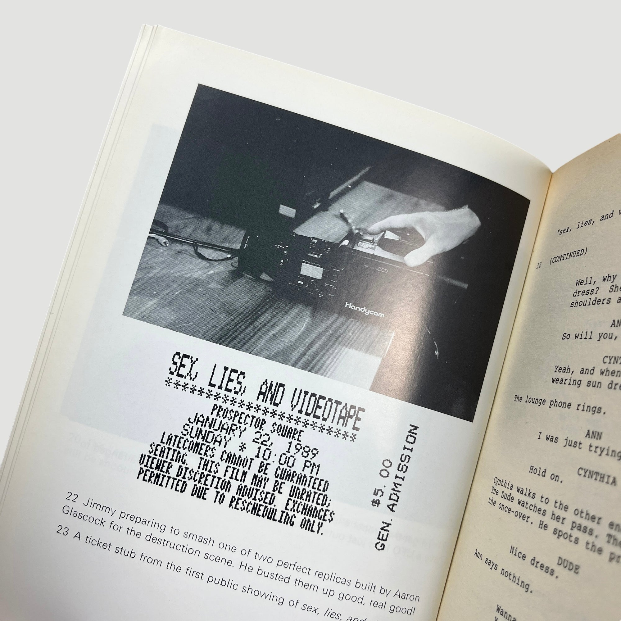 1990 Sex, Lies and Videotape Faber Screenplay