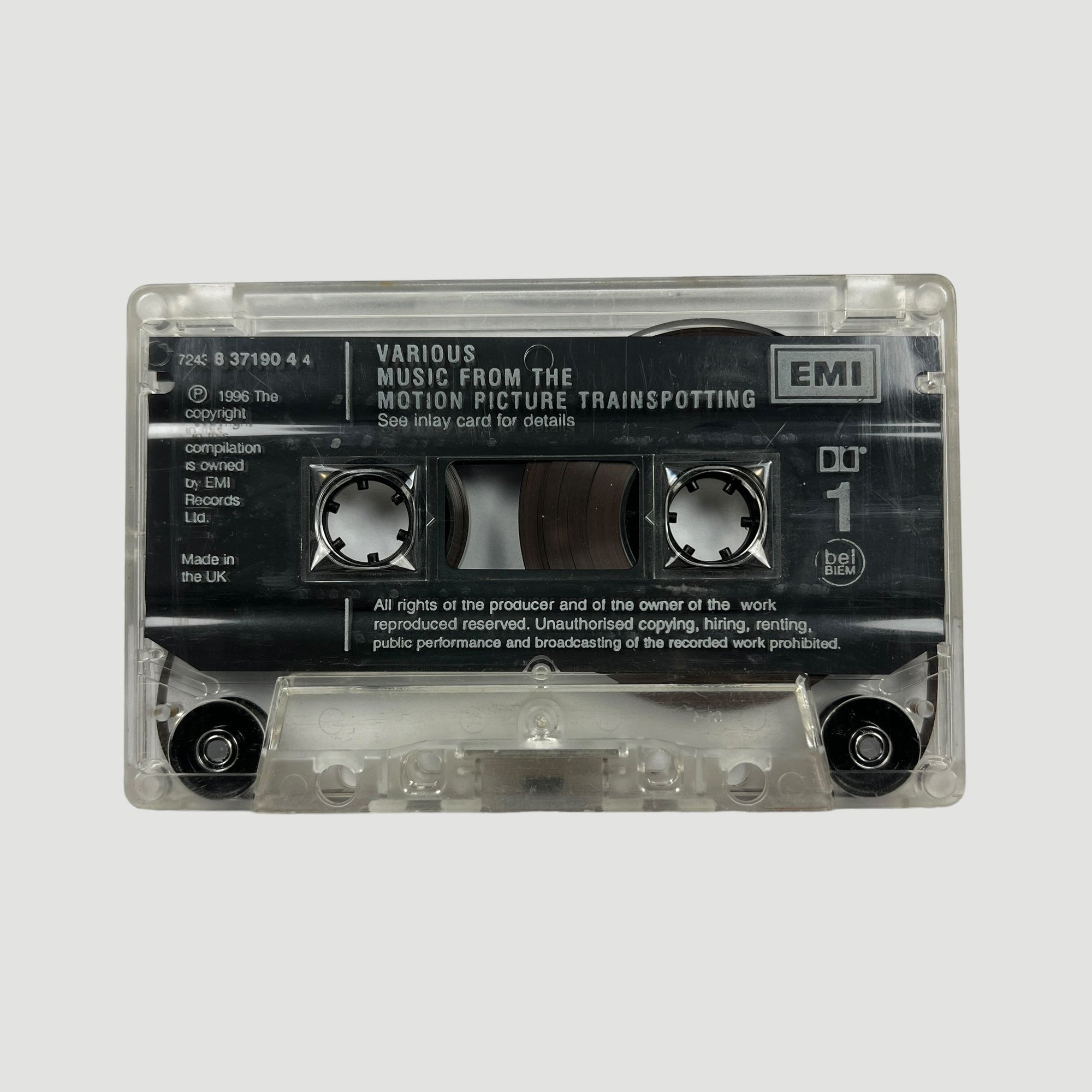 1996 Trainspotting Soundtrack Cassette