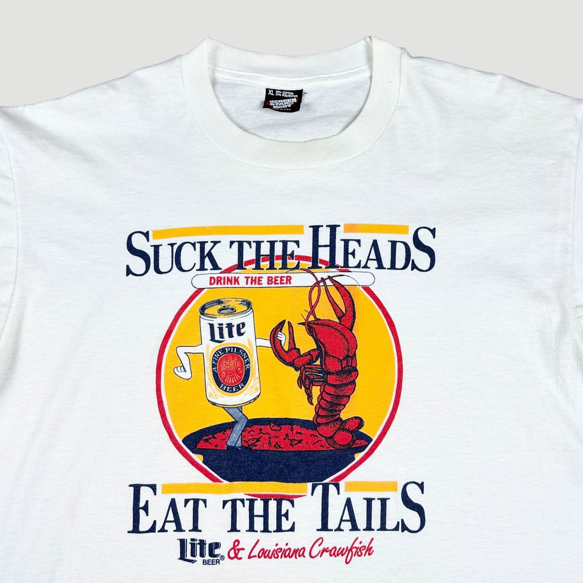 90's Suck the Heads, Drink the Beer, Eat the Tails T-Shirt