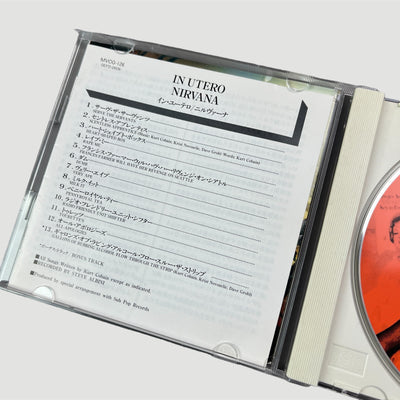 90's Nirvana In Utero Japanese CD