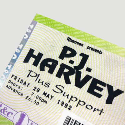 1992 PJ Harvey Dry Tour Gig Ticket