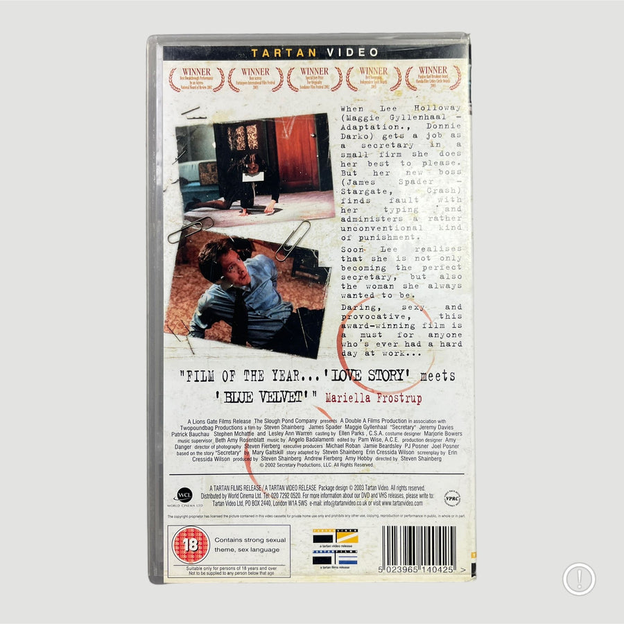 2003 The Secretary Tartan VHS